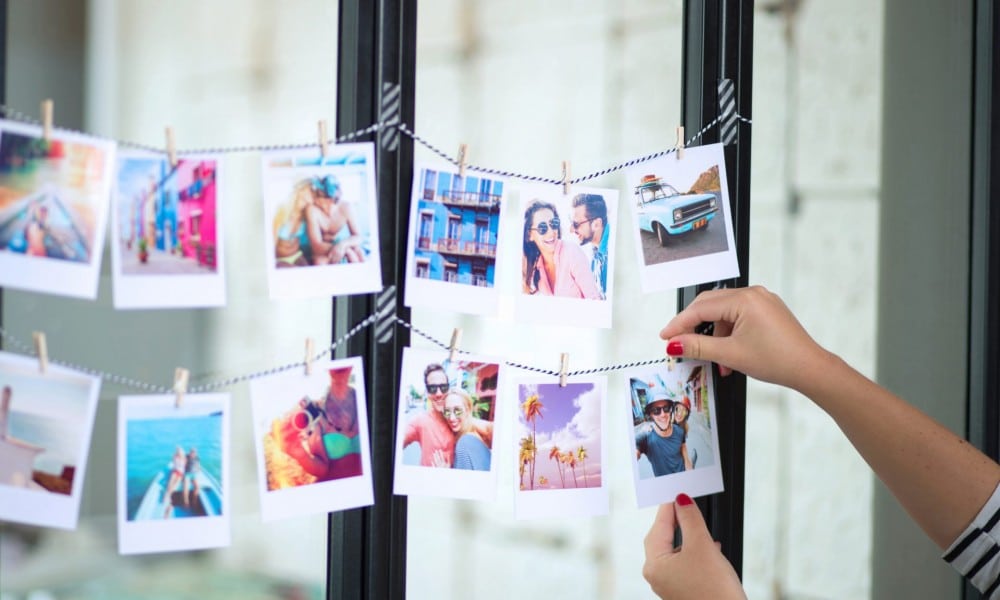 Décoration avec photos personnalisée