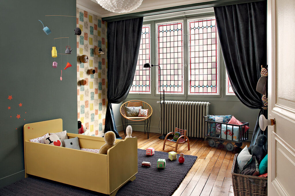 Le style vintage dans la chambre d’enfant