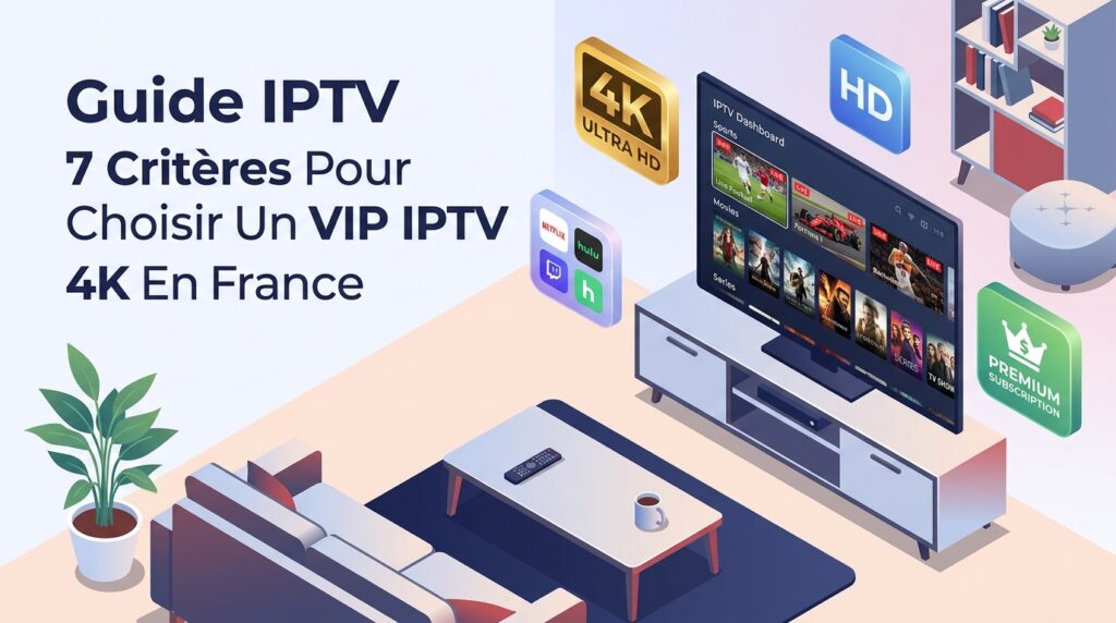 Guide IPTV : 7 Critères Pour Choisir Un VIP IPTV 4K En France